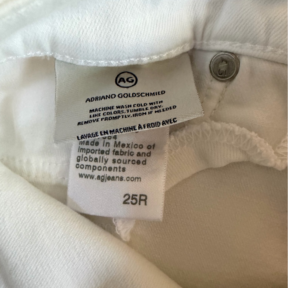 AG Adriano Goldschmied The Farrah Skinny Jeans Size 25R - Picture 7 of 10
